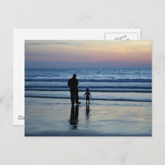 神の最大の贈り物、お父さん ポストカード (正面/裏面)