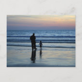 神の最大の贈り物、お父さん ポストカード (正面)