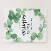 神の最高傑作ユーカリ聖書の聖句 ジグソーパズル (横)