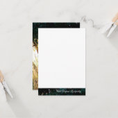 神の木の悔やみや弔慰カードの指 カード (正面/裏面インサイチュ)