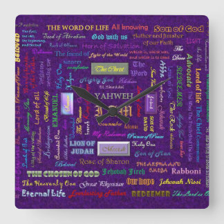 神の柱時計の名前 スクエア壁時計