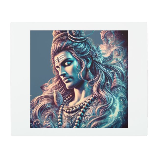 神の栄光のシヴァ卿 メタルプリント (正面)