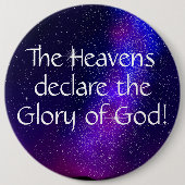 神の栄光 缶バッジ (正面)