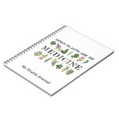 神の植物は私の医学健康雑誌である ノートブック (左側)