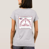 神の業に手を Tシャツ (裏面)