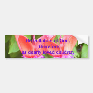 神の模倣者があって下さい バンパーステッカー