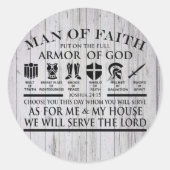 神の武具を信仰する人 ラウンドシール (正面)