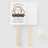 神の武具を身にまとった少年の影 ハンドファン (正面&裏面)