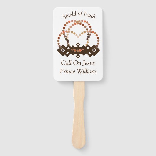 神の武具を身にまとった少年の影 ハンドファン (正面)