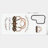 神の武具を身にまとった少年の影 SAMSUNG GALAXYケース (裏面横)