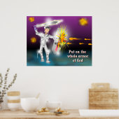 神の武具全体を身につける ポスター (キッチン)