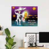 神の武具全体を身につける ポスター (ホームオフィス)