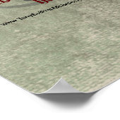 神の武具，エペソ6:10-18，キリスト教兵士 ポスター (角)