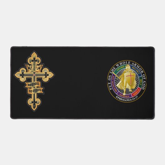 神の武具 デスクマット (正面)