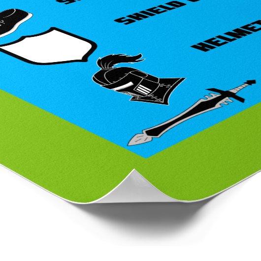 神の武具 ポスター (角)