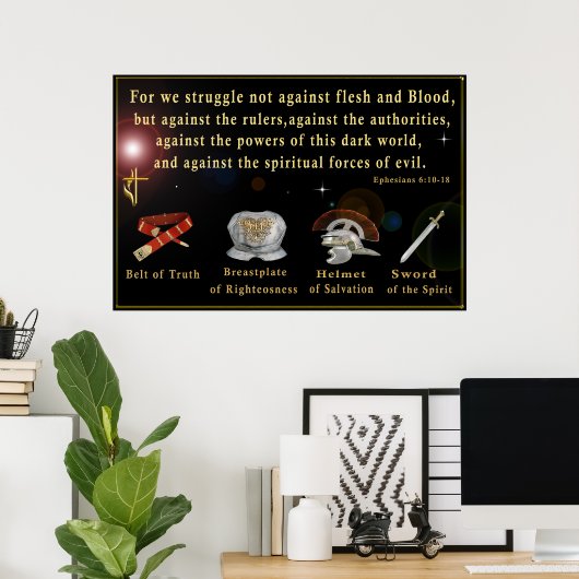 神の武具 ポスター (ホームオフィス)