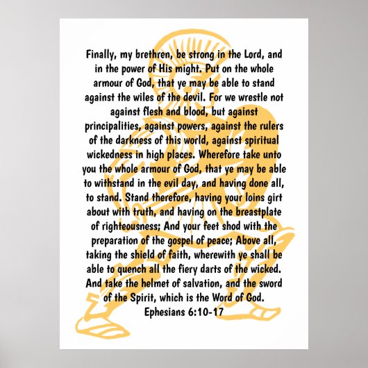 神の武具 ポスター (正面)