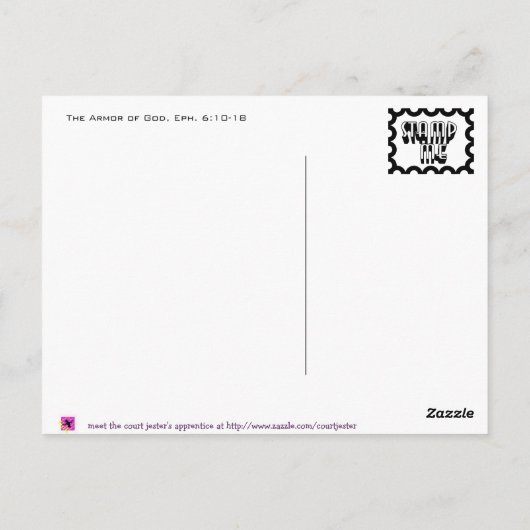 神の武具 ポストカード (裏面)