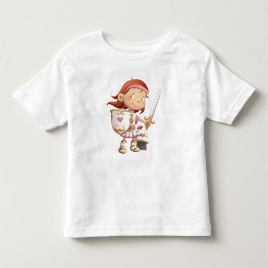 神の武具 – 女の子 トドラーTシャツ (正面)