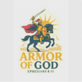 神の武具 – FaithFuel Sticker with Ephesians 6: シール (正面)