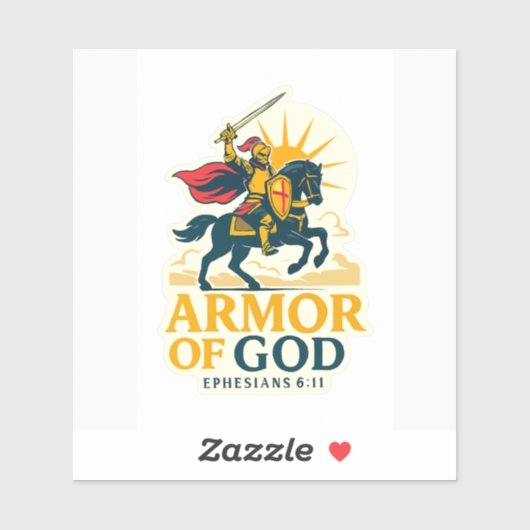 神の武具 – FaithFuel Sticker with Ephesians 6: シール (シート)
