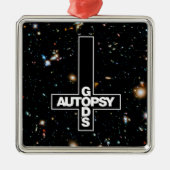 神の死体解剖の十字のオーナメント メタルオーナメント (正面)