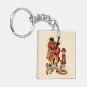 神の残りYe Merrieの紳士 キーホルダー (正面左)