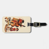 神の残りYe Merrieの紳士 ラゲッジタグ (正面横)