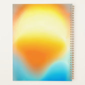 神の母と子供の輝くシ白熱［赤熱］光を放つーン プランナー手帳 (裏面)