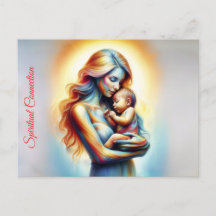 神の母と子供の輝くシ白熱［赤熱］光を放つーン