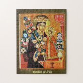 神の母の消えない花のアイコン ジグソーパズル (縦)