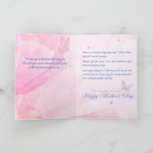 神の母ハート母の日の青写真 カード (内部)