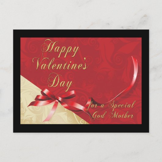 神の母バレンタインハガキ シーズンポストカード (正面)