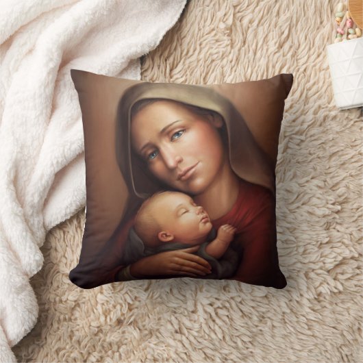 神の母性 クッション (ブランケット)