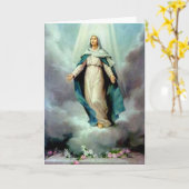 神の母 カード (黄色い花)