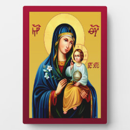 神の母 フォトプラーク