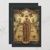 神の母「囲まれた庭」 招待状 (正面/裏面)