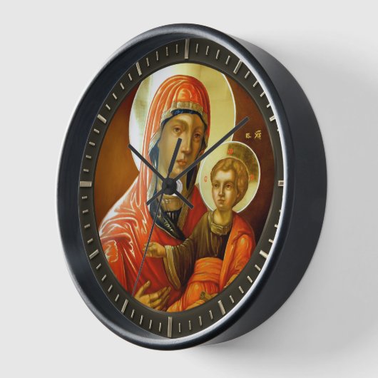 神の母 – Saint Mary Theotoko 壁時計 (傾斜)