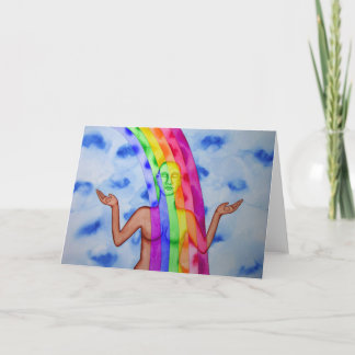 神の治療ライトに立つこと カード