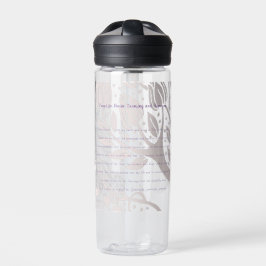 神の浄化と整列のための祈りの言葉 ウォーターボトル