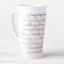 神の浄化と整列のための祈りの言葉 カフェラテマグ