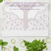 神の浄化と整列のための祈りの言葉 キッチンタオル (折り畳み)