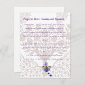 神の浄化と整列のための祈りの言葉 シーズンカード (正面/裏面)