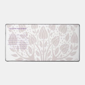 神の浄化と整列のための祈りの言葉 デスクマット (正面)