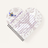 神の浄化と整列のための祈りの言葉 ノートブック (正面)