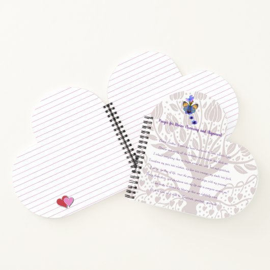 神の浄化と整列のための祈りの言葉 ノートブック (内部)