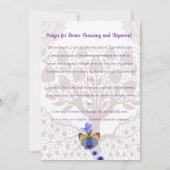 神の浄化と整列のための祈りの言葉 招待状 (正面)