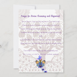 神の浄化と整列のための祈りの言葉 招待状