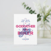 神の父とバイクもしくは自転車に乗る人の男の神話は伝説 ポストカード (スタンド正面)