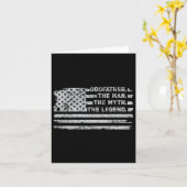 神の父と神話の伝説の父の日アメリカ カード (黄色い花)